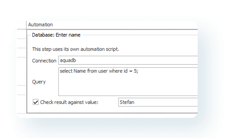 Manage MSSQL database tests